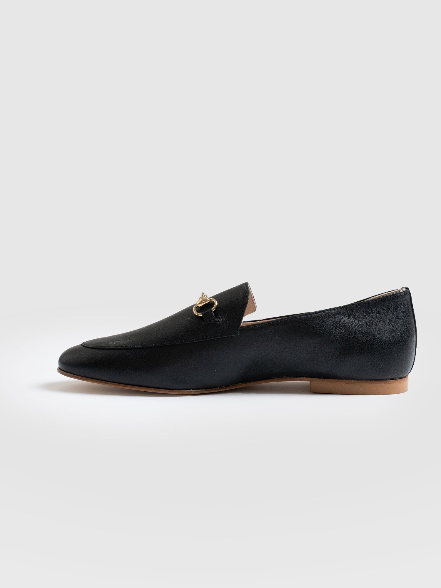 Cambridge Leather Loafer Black - Women's Loafers | Saint + Sofia® EU
